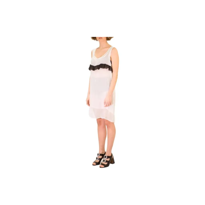 La Rosee Sleeveless Dress Women's White-2