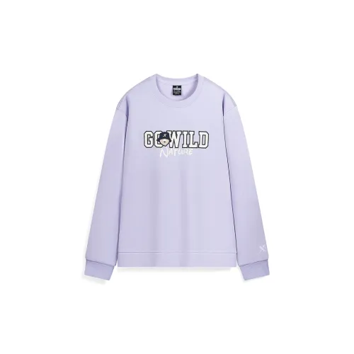 XTEP Vitality Series Sweatshirts Unisex Sheer Purple