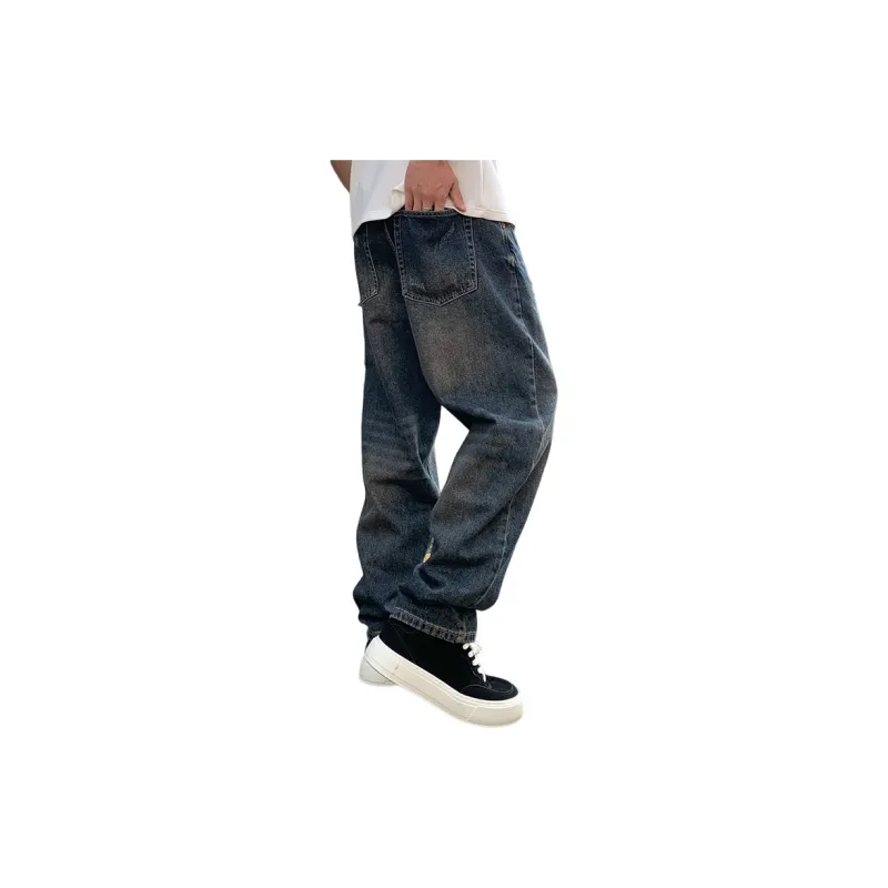 【dme】 Jeans Men's Yellow Mud Dye-1