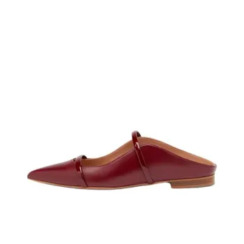 Malone Souliers Maureen Wrap-toe Slippers Women's Red