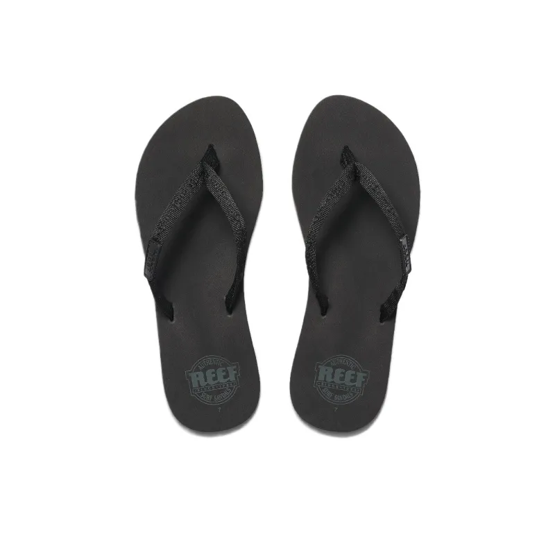 REEF Slip-Resistant Flip Flops Women's Black-1
