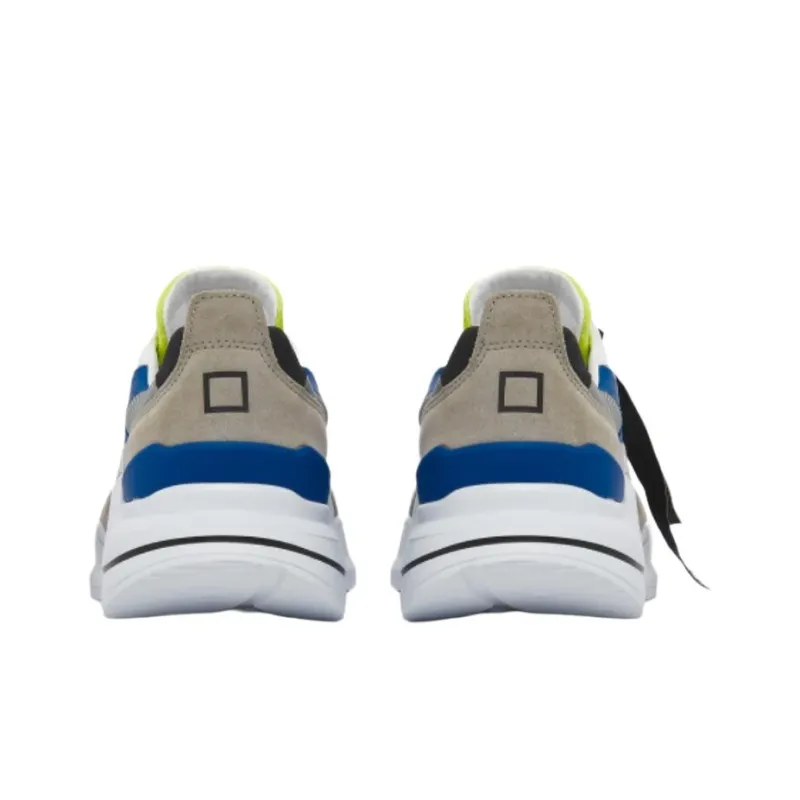 D.A.T.E Fuga Low-Top Casual Shoes Men's Green Gray-4