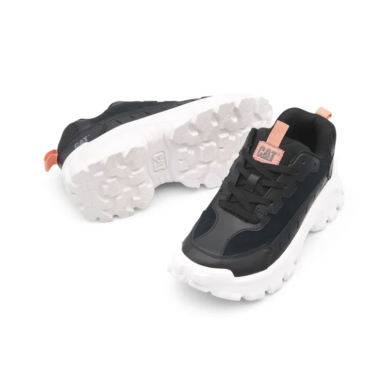 CAT Waterproof Low Top Chunky Sneakers Women's Black-2