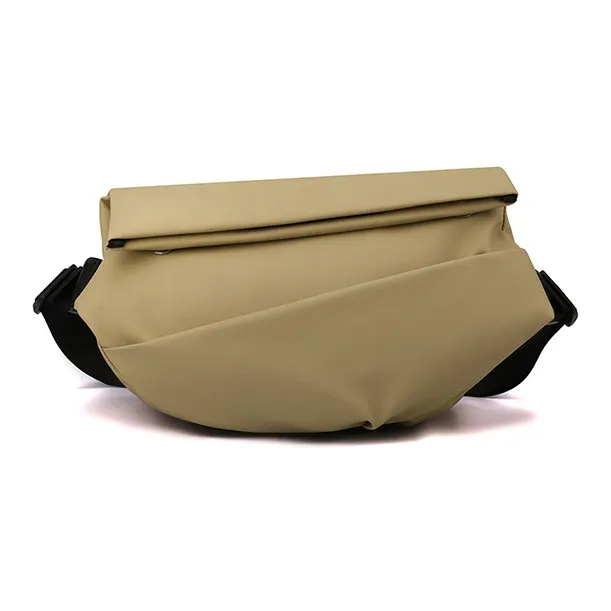 GKY Nylon Fabric Shoulder Bag Crossbody Bag Sports Multifunction Medium Size Men's Black/White/Khaki-13