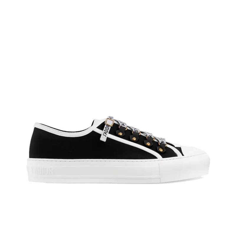 DIOR Walk'N'DIOR Low Top Black Canvas Women's-1
