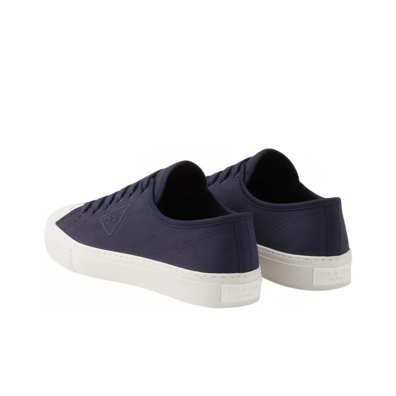 PRADA Logo-embossed Slip-on Loafers-3