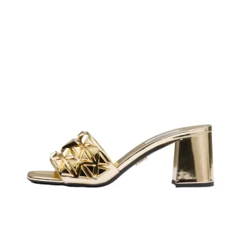 PRADA Stylish Sandal 6.5cm Women's Gold