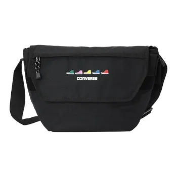 Converse Polyester Shoulder Bag Crossbody Bag Unisex Black Color Logo/Black White Logo/Pink/Beige