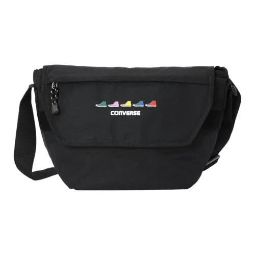 Converse Polyester Shoulder Bag Crossbody Bag Unisex Black Color Logo/Black White Logo/Pink/Beige