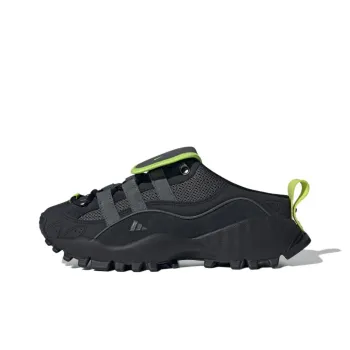 Adidas SEEULATER MULE Abrasion Resistant Slip Resistant Wrap toe Slippers Unisex Black