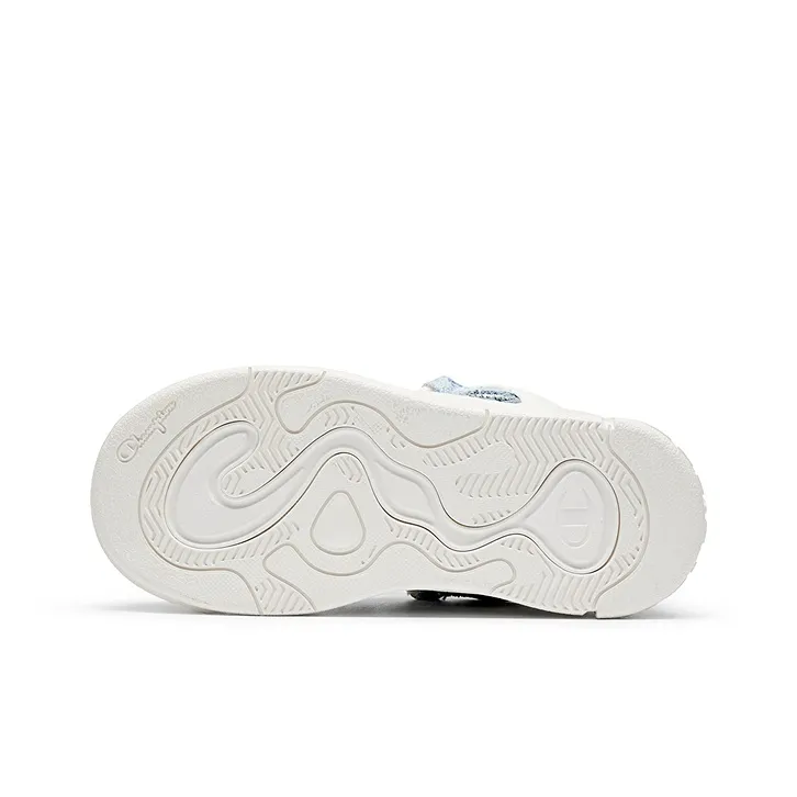 Champion Puffed Donut Low-Top Skateboard Shoes Women's Light Blue-3