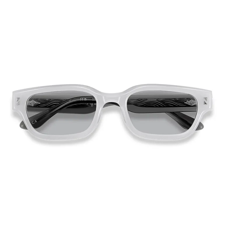 APRIL Plate Frame Irregular Shape Sunglasses Unisex-11