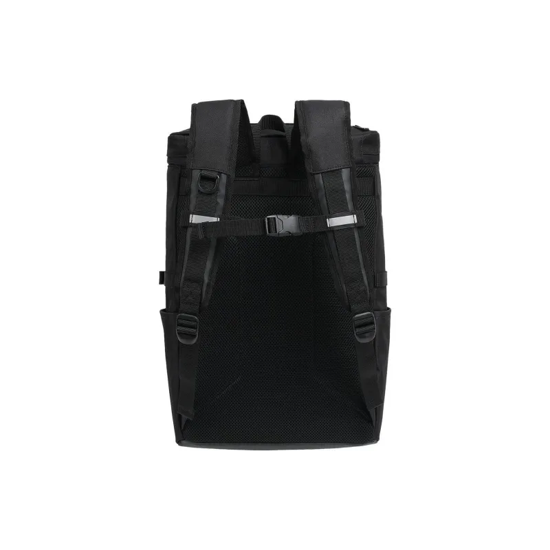 Champion Recycled Polyester Backpack Men's Black White-3