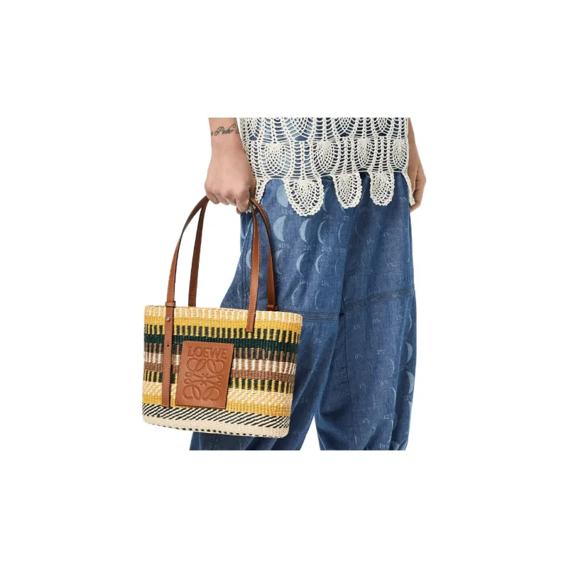 LOEWE Square Basket Shoulder Bags-4