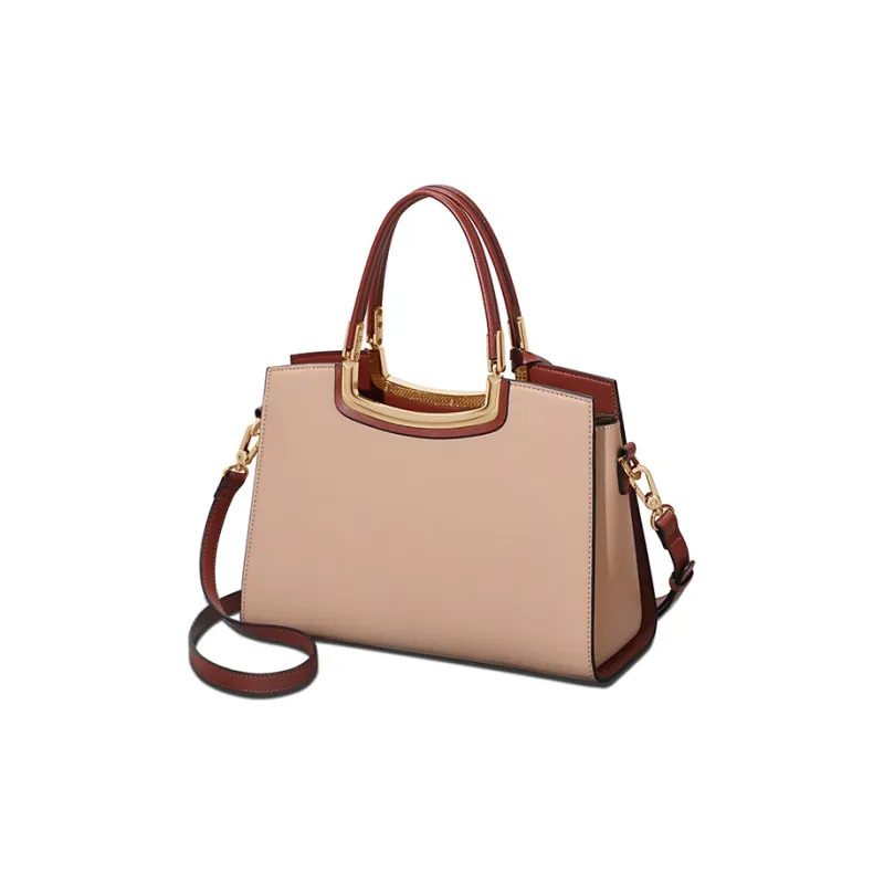 CinvaiKrose Synthetic Leather Shoulder Bag Crossbody Bag Handbag Medium Size Women's Cream White/Guizhi Red-7