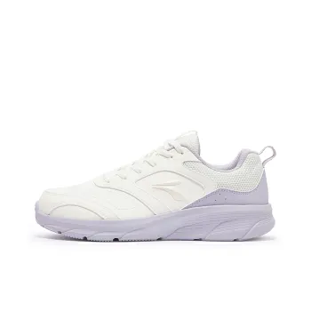 361° Lightweight Anti Slip Low Top Casual Running Shoes Women's White Purple