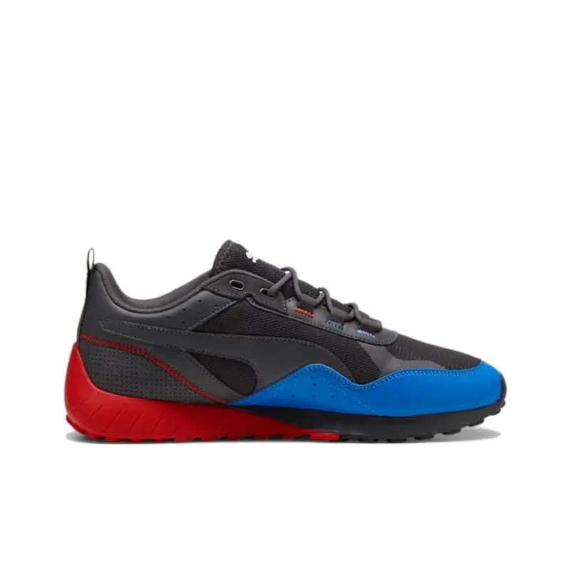 PUMA BMW M Motorsport Anti Slip Wear Resistant Low Top Casual Shoes Unisex Black Red-1