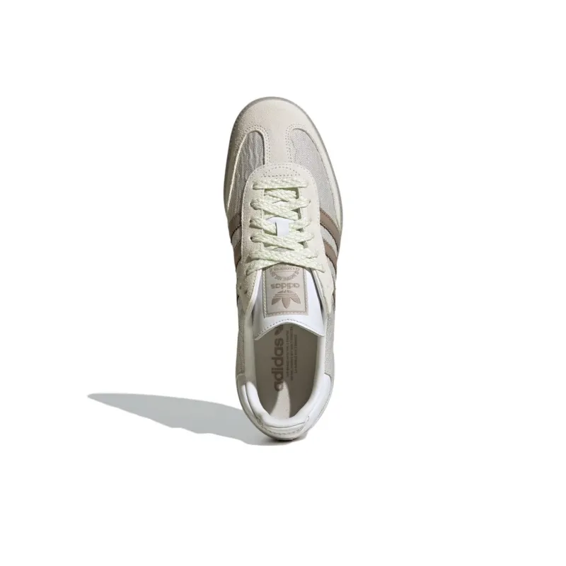 Adidas Originals SAMBA OG Low Top Skateboard Shoes Unisex Silver Beige Brown-3