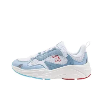 KELME Breathable Low Top Running Shoes Unisex White Light Blue