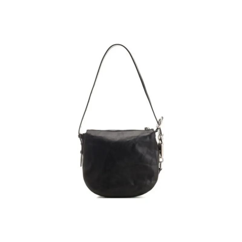 Burberry Calfskin Knight Bag, Crossbody Bag, Shoulder Bag Women's Black-7