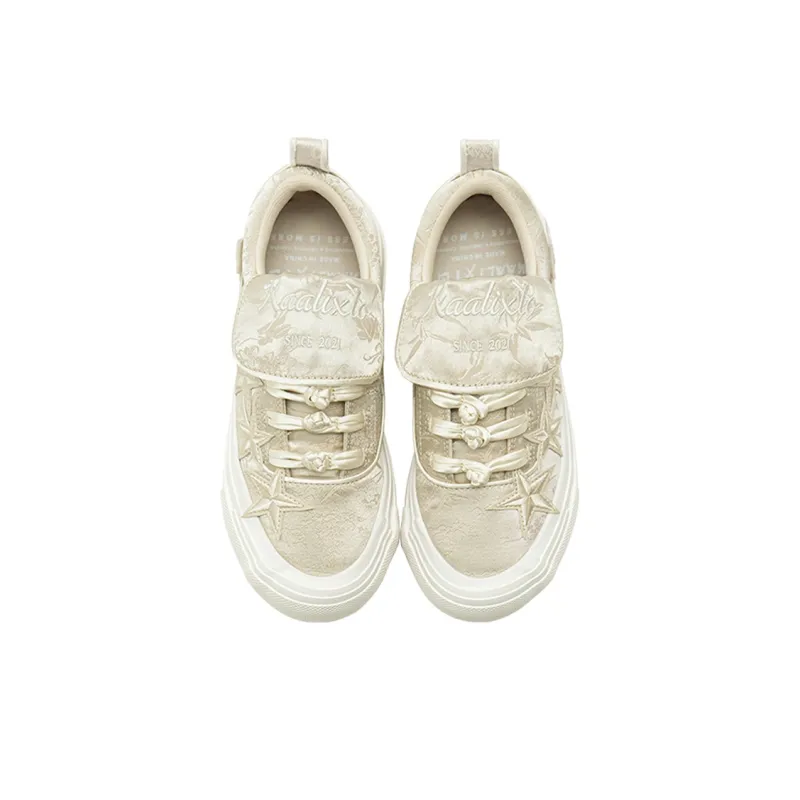 KAALIXTO Skateboarding Canvas Low 'Cream'-3