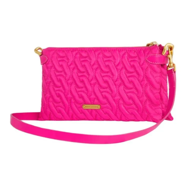 REBECCA MINKOFF Nylon Handbag Shoulder Bag Crossbody Bag Medium Size Women's Bright Pink-0