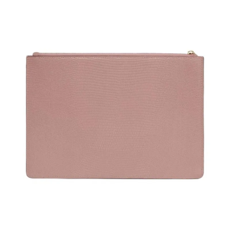 Strathberry Calfskin One Shoulder Crossbody Clutches Regular Women's Rose Pink-2