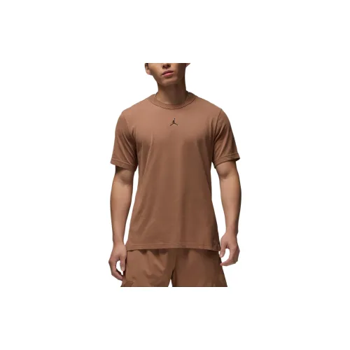 Jordan Sport T-Shirts Men Antique Brown/black