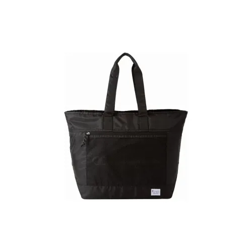 Champion Polyester Tote Bag Shopping Bag Handbag Unisex Black