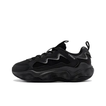 XTEP Lightning 3.0 Anti Slip Wear Resistant Low Top Casual Shoes Unisex Black Gray
