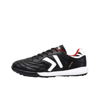 KELME TF Turf Artificial Ground Anti Slip Wear Resistant Soccer Shoes Men's Black White