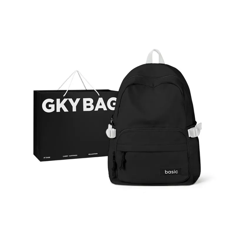 GKY Nylon Backpack Regular Unisex Blue White/Black-3