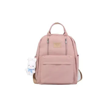 Cwatcun Nylon Backpack Regular Women's Pink/Blue/Black/Red/White