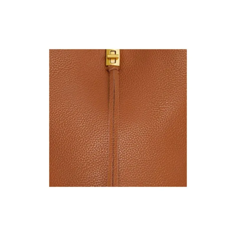 REBECCA MINKOFF Leather Bucket Bag Handbag Shoulder Bag Women's Caramel-3