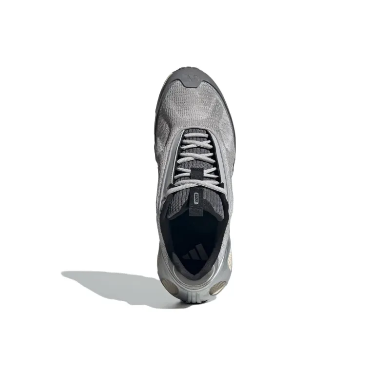Adidas Anti Slip Wear Resistant Low Top Running Shoes Unisex Gray-4