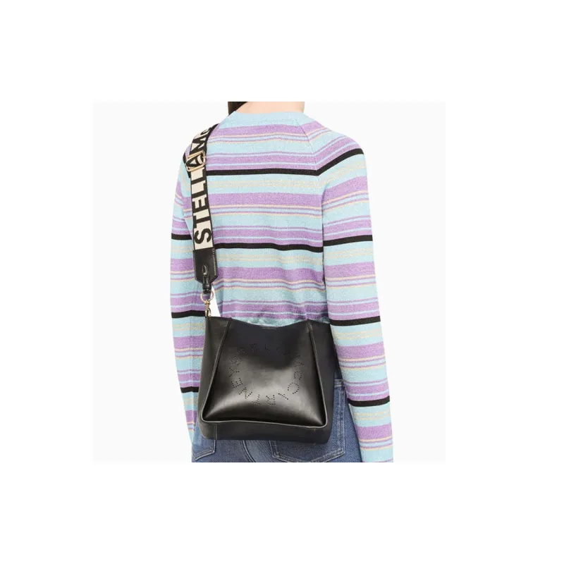 Stella McCartney Polyurethane Shoulder Bag, Crossbody Bag Women's Black-4