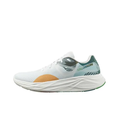 SALOMON Aero Glide Casual Shoes Unisex Low-Top White/Blue