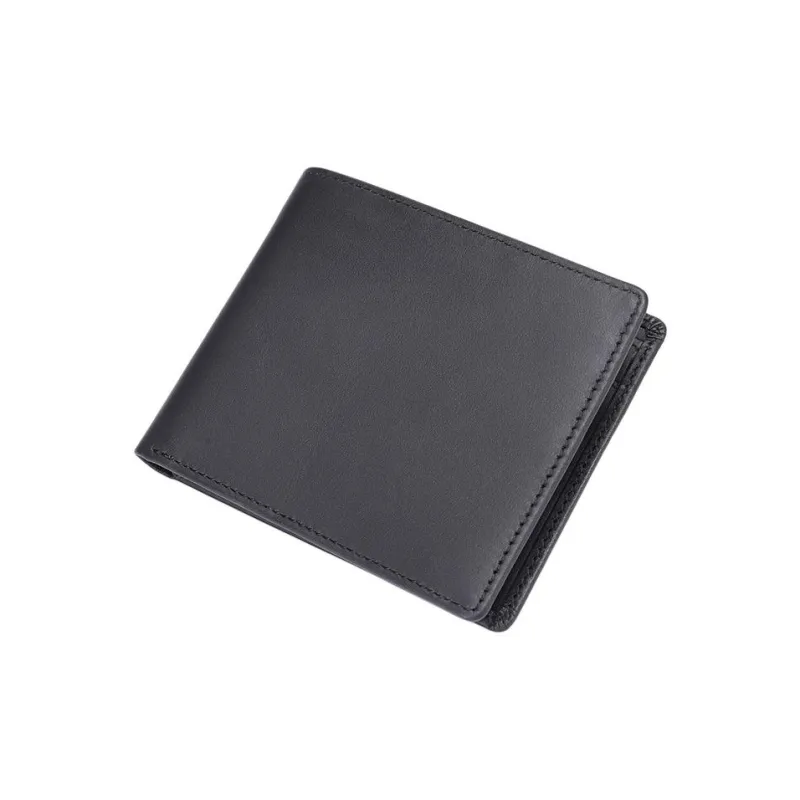 TTaG．baG Cow Leather Wallet Men's Coffee/Oil Coffee/Black/Black Fine Grained-6