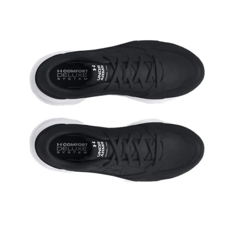Under Armour Anti Slip And Wear Resistant Breathable Low Top Training Shoes Men's Black White-3