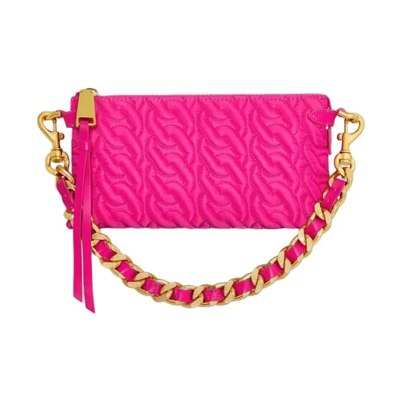 REBECCA MINKOFF Nylon Handbag Shoulder Bag Crossbody Bag Medium Size Women's Bright Pink-1