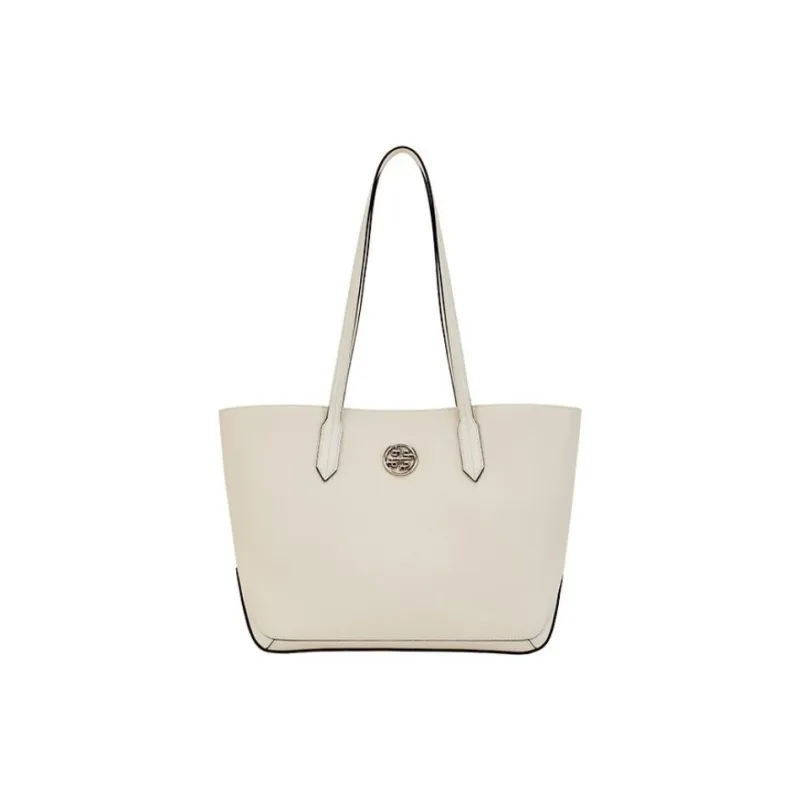 Hush Puppies Cow Leather Tote Shoulder Bag Handbag Commuter Bag Women's Black/Brown/Light Gray/Ecru-15