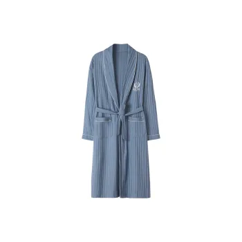Qiao Ni Tong Bath Robes Men's Blue
