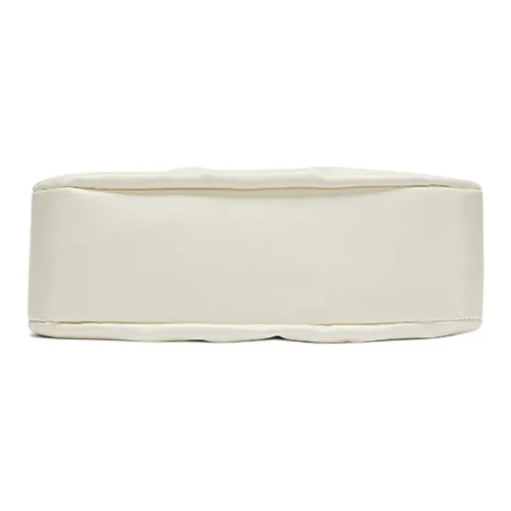ST&SAT Synthetic Leather Shoulder Bag Women's Ecru-3