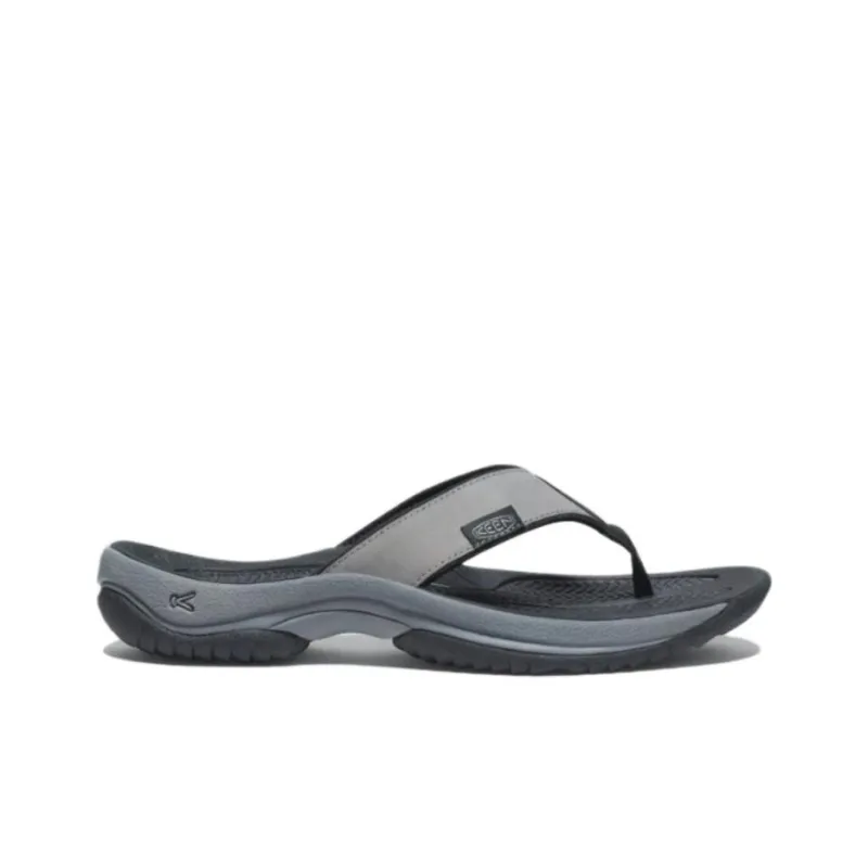 KEEN Odor-Resistant Slip-Resistant Antibacterial Flip Flops Men's Gray-1