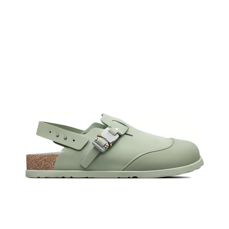 DIOR By Birkenstock Mule Tokio Pastel Green Nubuck Calfskin-1
