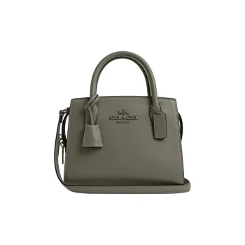 COACH Carryall Refined Calfskin Shoulder Bag, Crossbody Bag, Handbag Small Size Women's Army Green