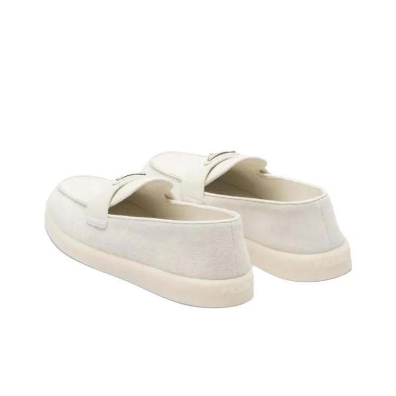 PRADA Casual Single Shoes Women's White-3