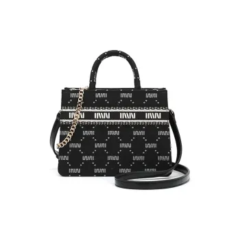SEPTWOLVES Polyester Crossbody Bags Handbags Regular Women's Black