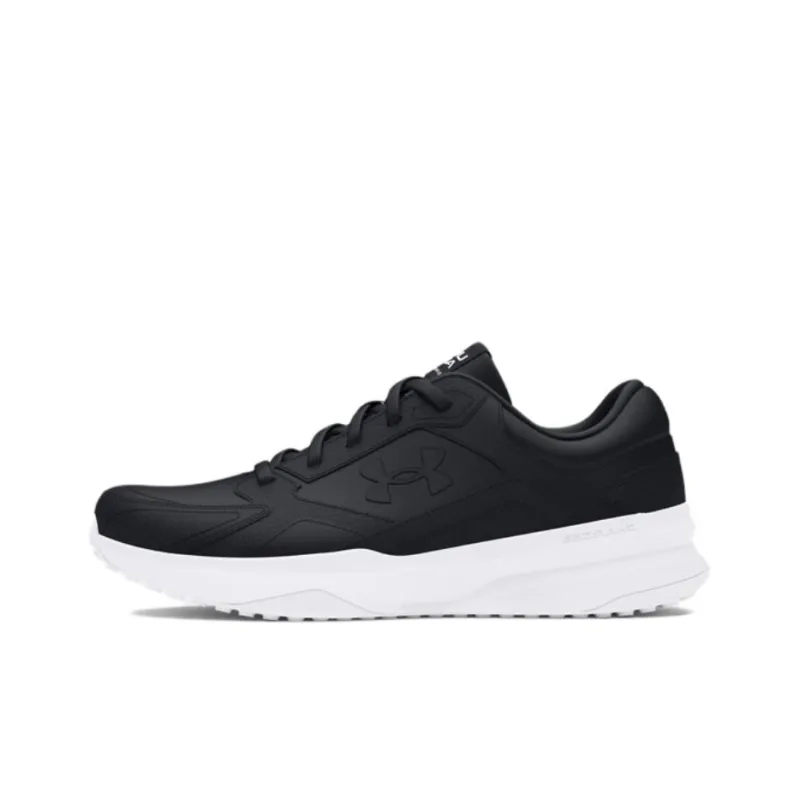 Under Armour Anti Slip And Wear Resistant Breathable Low Top Training Shoes Men's Black White-0