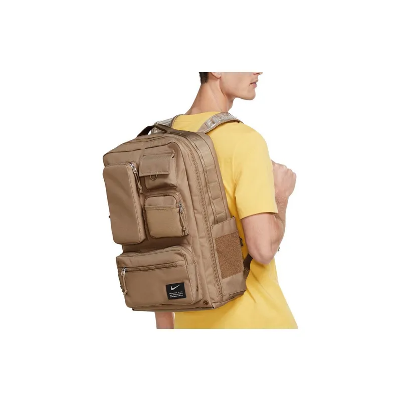 Nike Polyester Backpack Regular Unisex Brown-5